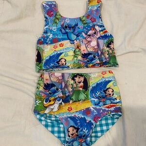 5-6y Kids Lilo & Stitch Reversible Two-Piece Swimsuit